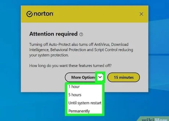 How to Temporarily Disable or Turn Off Norton Antivirus